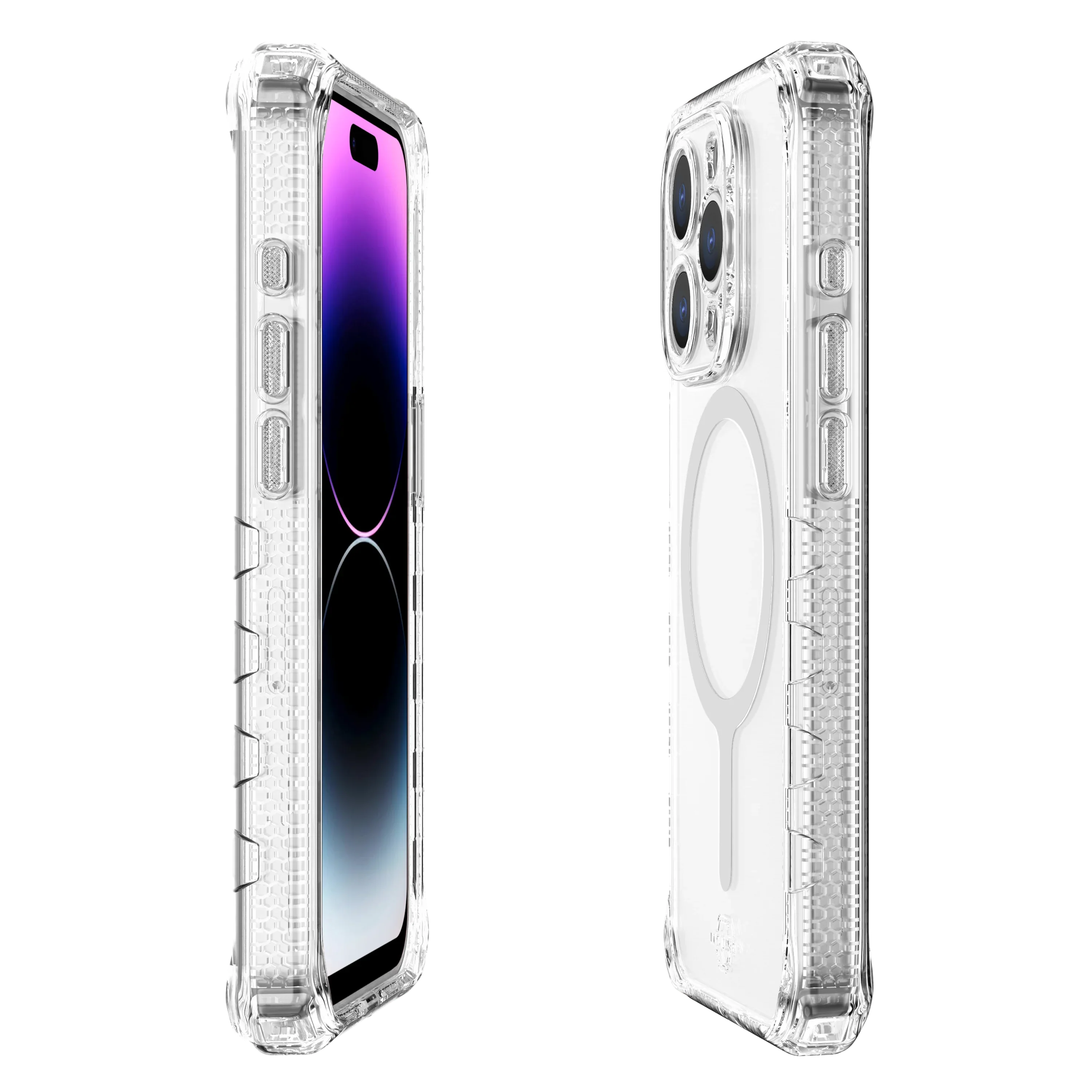 Itskins Supreme Clear iPhone 15 Pro Max Magsafe Case- Transparent - Tashqila Itskins Supreme Clear iPhone 15 Pro Max Magsafe Case- Transparent - Tashqila
